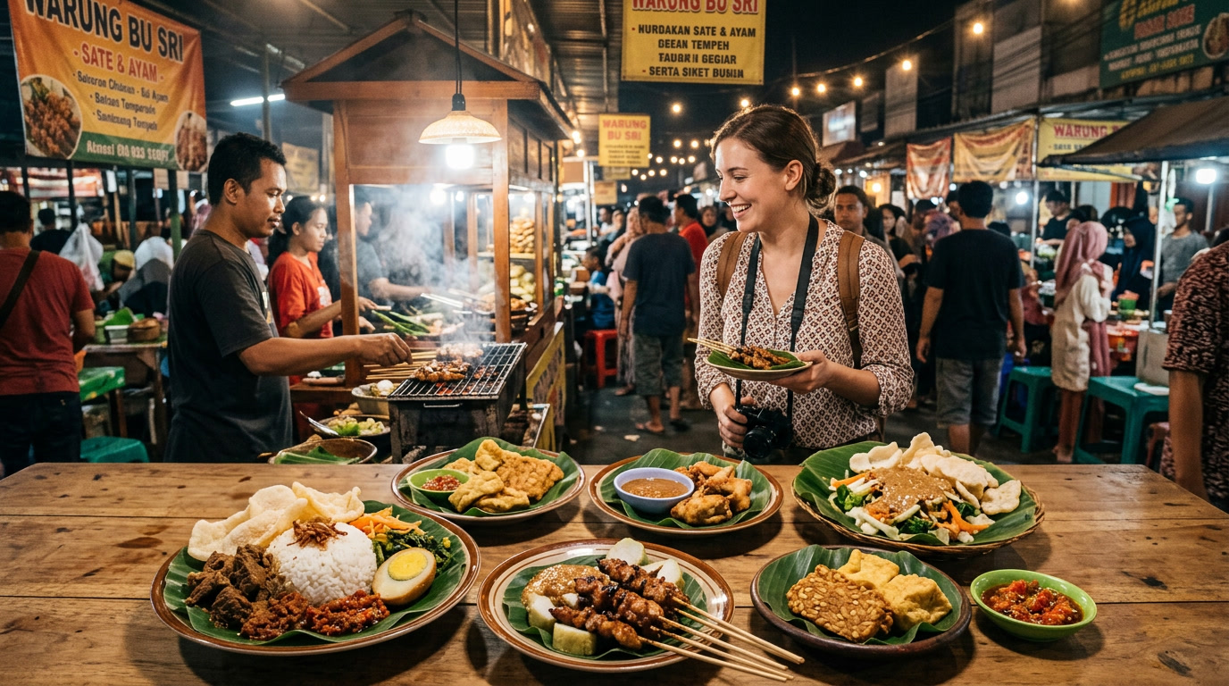 kuliner lokal, makanan khas, wisata kuliner, street food