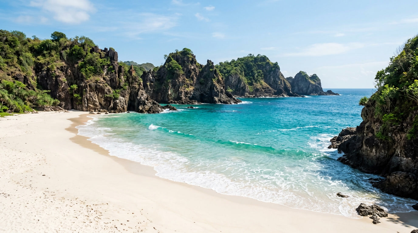 pantai lombok, wisata pantai indonesia, destinasi tersembunyi, pantai eksotis, wisata nusa tenggara