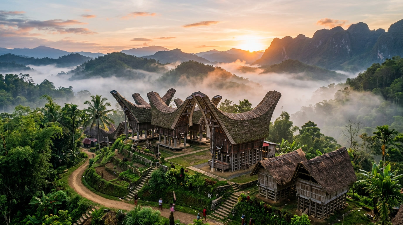 suku toraja, tradisi toraja, budaya sulawesi, upacara adat rambu solo, wisata budaya indonesia